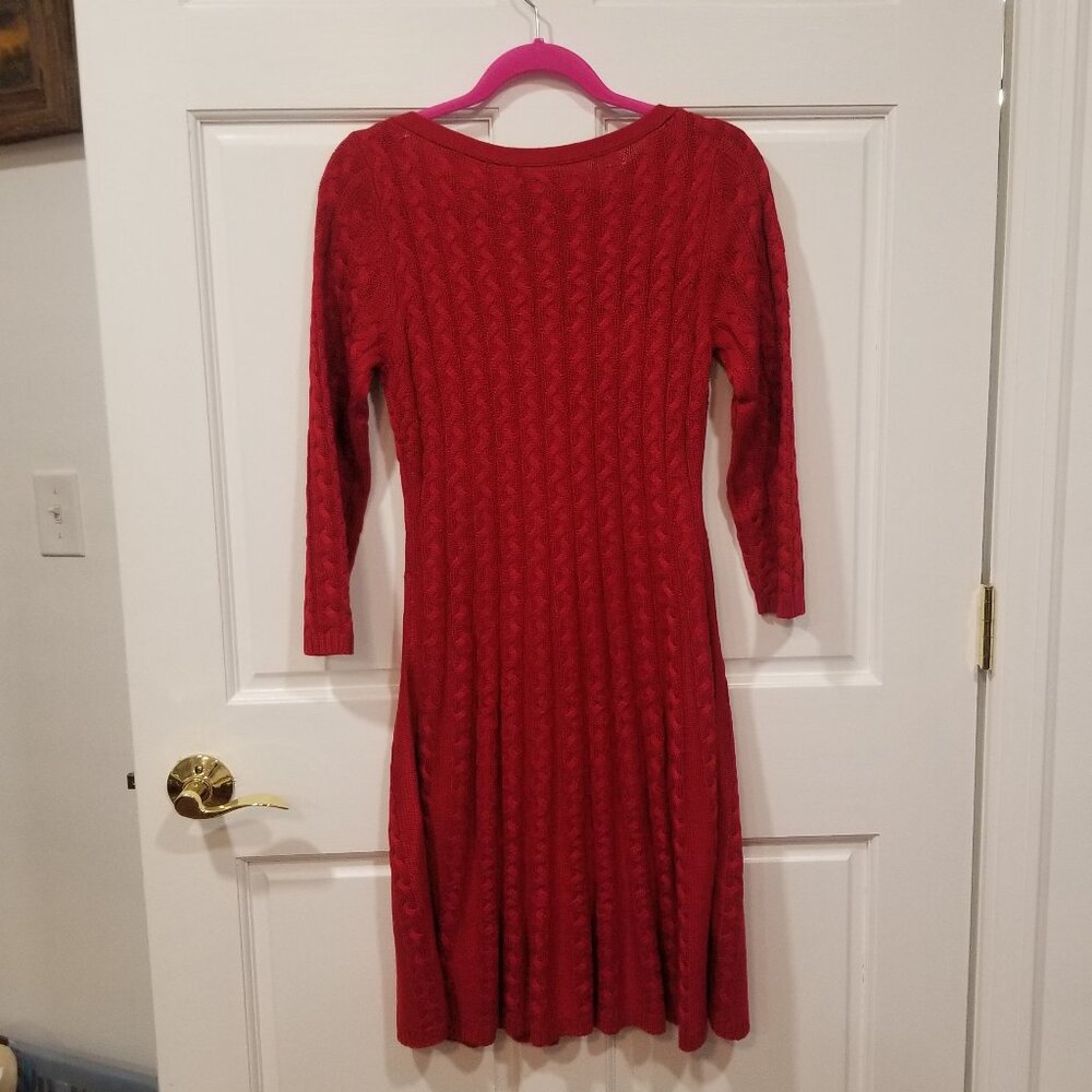 Ladies' Jessica Howard 3/4 Sleeve Sweater Dress, Size S, EUC - Picture 2 of 13
